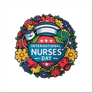 INTERNATIONAL NURSES DAY Posters and Art